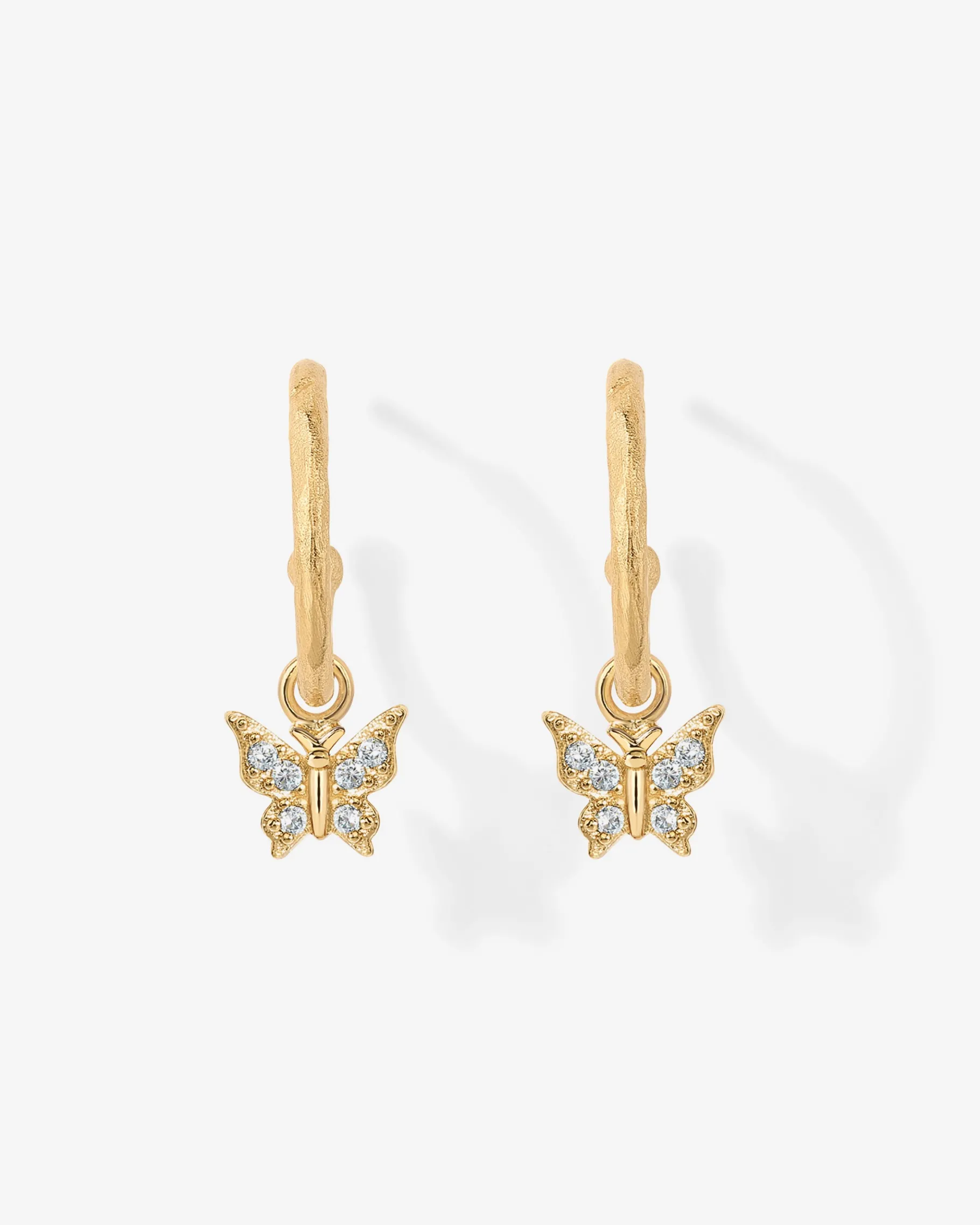 PAVOI Dangle & Threader|Hoops-Drop Butterfly Hoops