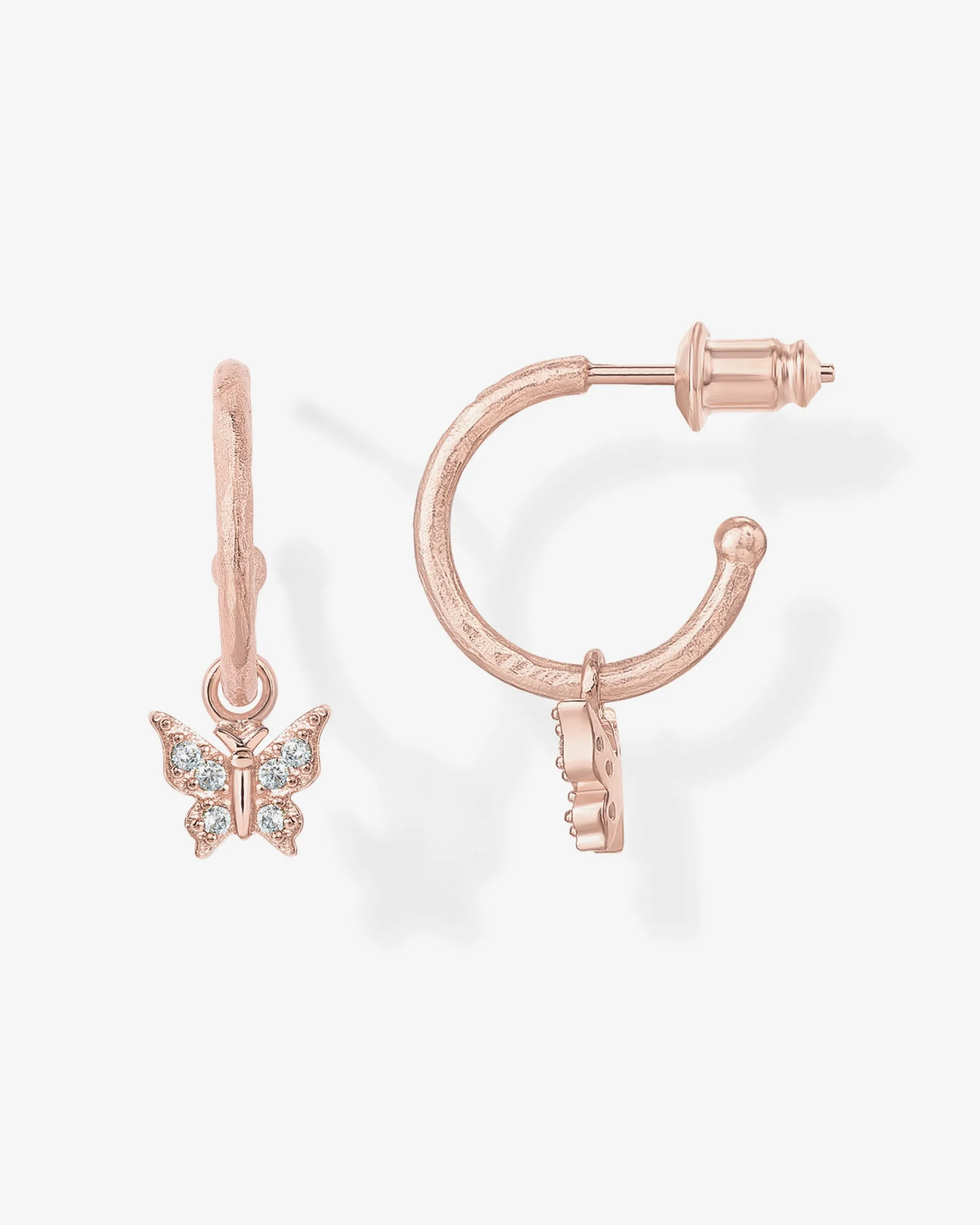 PAVOI Dangle & Threader|Hoops-Drop Butterfly Hoops