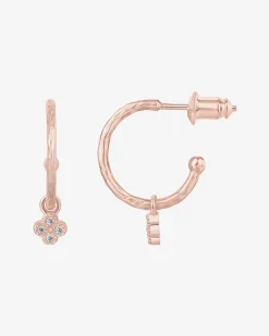PAVOI Dangle & Threader|Hoops-Drop Clover Hoops