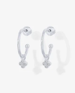 PAVOI Dangle & Threader|Hoops-Drop Clover Hoops