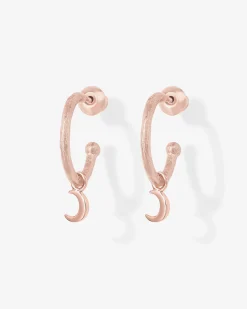 PAVOI Dangle & Threader|Hoops-Drop Moon Hoops