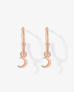 PAVOI Dangle & Threader|Hoops-Drop Moon Hoops
