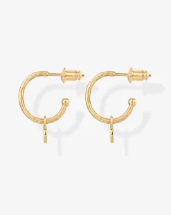 PAVOI Dangle & Threader|Hoops-Drop Moon Hoops