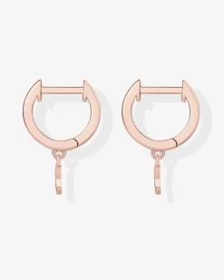 PAVOI Dangle & Threader|Huggies-Drop Moon Huggies