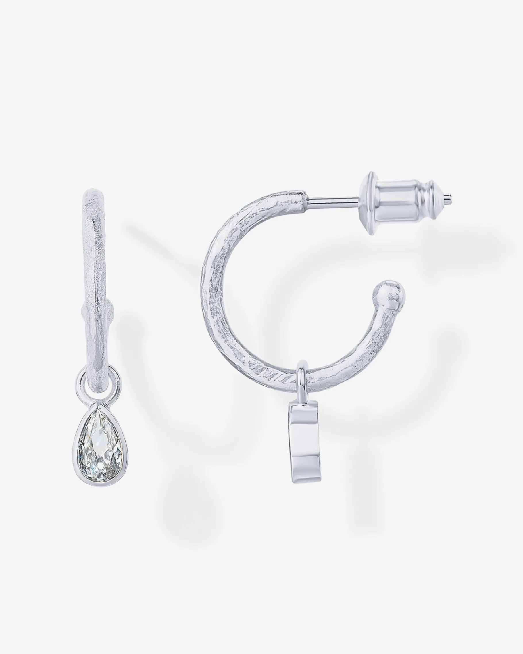 PAVOI Dangle & Threader|Hoops-Drop Pear Hoop