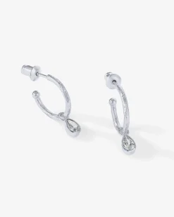 PAVOI Dangle & Threader|Hoops-Drop Pear Hoop