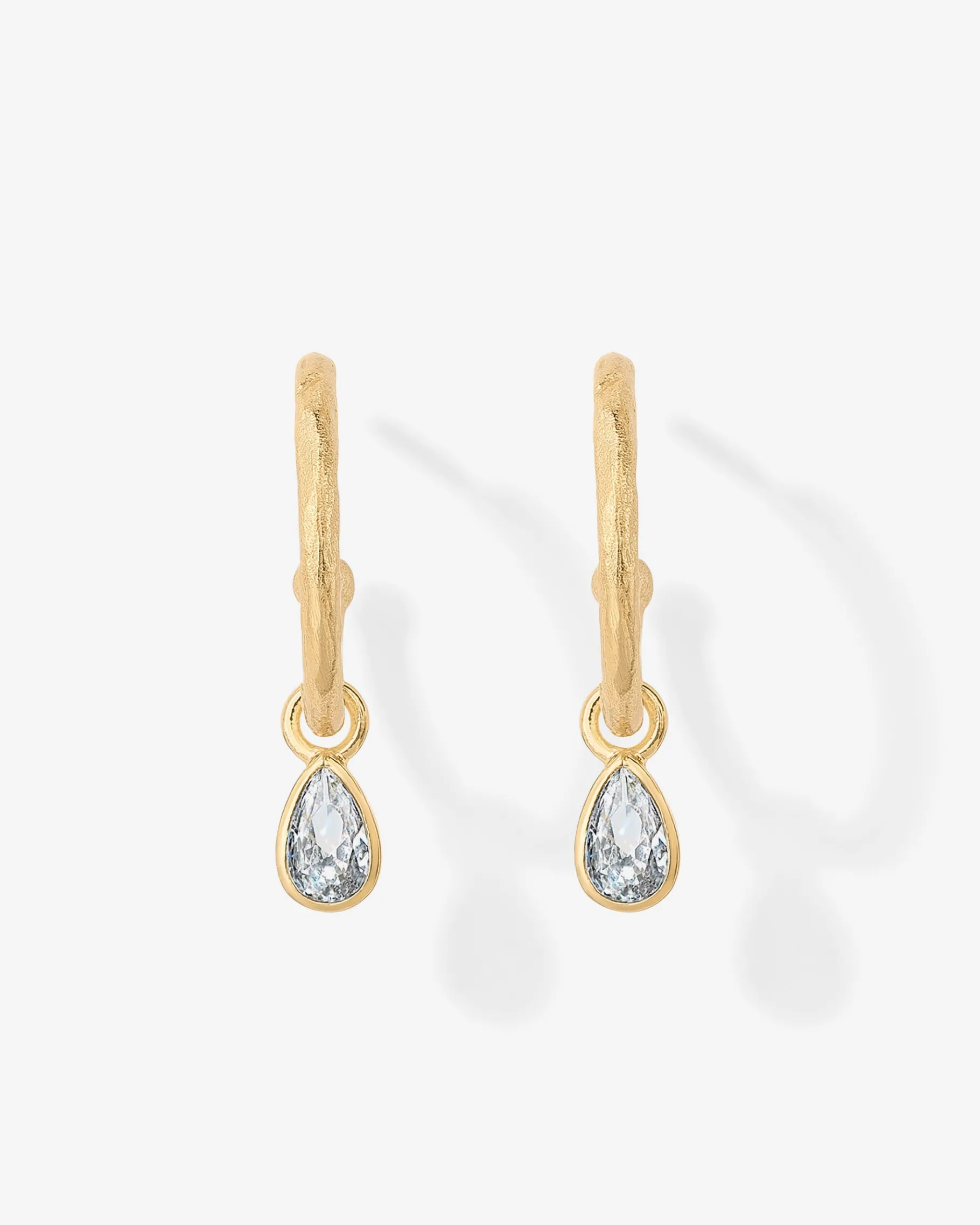 PAVOI Dangle & Threader|Hoops-Drop Pear Hoop