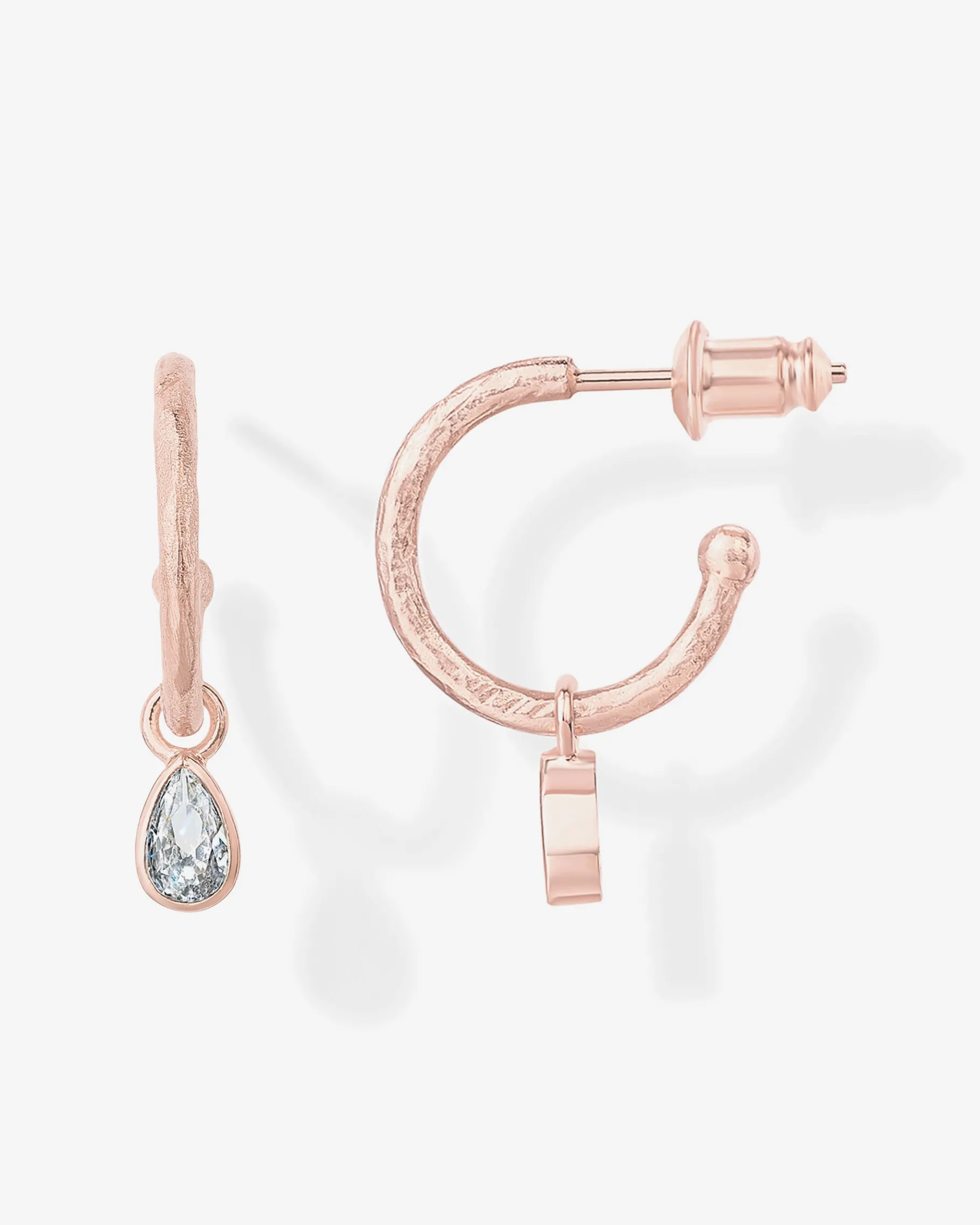 PAVOI Dangle & Threader|Hoops-Drop Pear Hoop