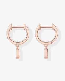 PAVOI Dangle & Threader|Huggies-Drop Pear Huggies