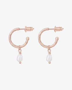 PAVOI Dangle & Threader|Hoops-Drop Pearl Hoops