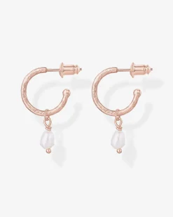 PAVOI Dangle & Threader|Hoops-Drop Pearl Hoops