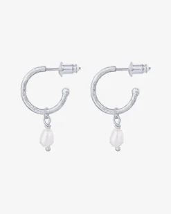PAVOI Dangle & Threader|Hoops-Drop Pearl Hoops