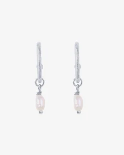 PAVOI Dangle & Threader|Hoops-Drop Pearl Hoops