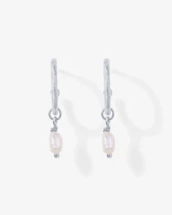 PAVOI Dangle & Threader|Hoops-Drop Pearl Hoops