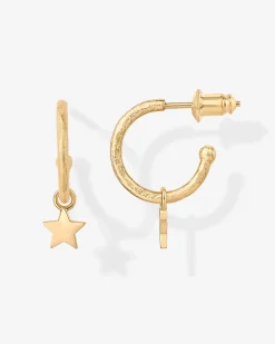 PAVOI Dangle & Threader|Hoops-Drop Star Hoops
