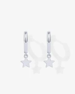 PAVOI Dangle & Threader|Huggies-Drop Star Huggies