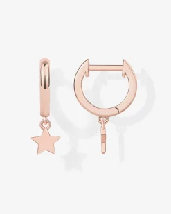 PAVOI Dangle & Threader|Huggies-Drop Star Huggies