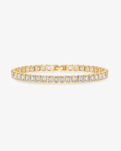 PAVOI Tennis-Emerald-Cut Tennis Bracelet