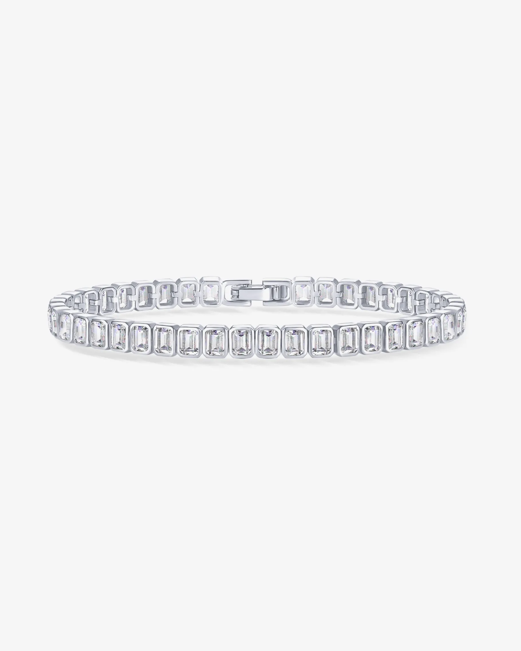 PAVOI Tennis-Emerald-Cut Tennis Bracelet