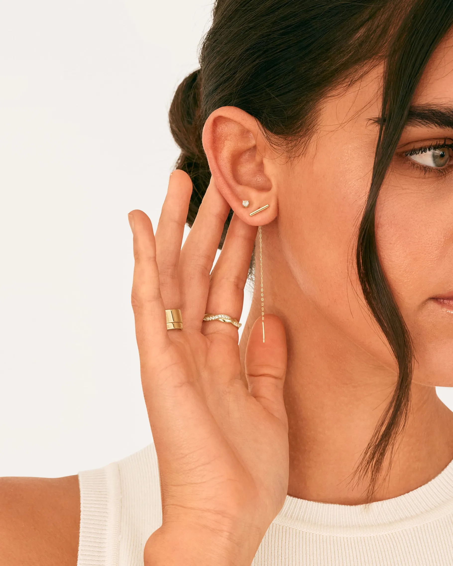 PAVOI Dangle & Threader-Ethereal Threader Earrings