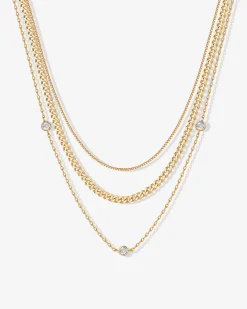 PAVOI Layered|Chains-Eva Layered Necklace