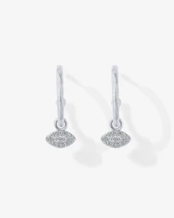 PAVOI Dangle & Threader|Hoops-Evil Eye Hoops