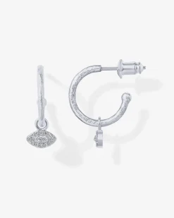 PAVOI Dangle & Threader|Hoops-Evil Eye Hoops