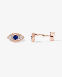 PAVOI Flat Backs|Studs-Evil Eye Screw Back Stud