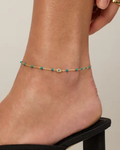PAVOI All Anklets-Evil Eye u0026 Hamsa Anklet