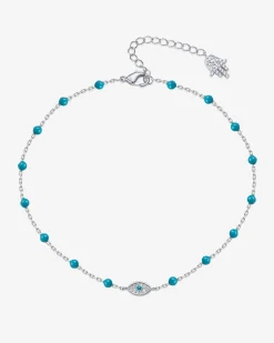 PAVOI All Anklets-Evil Eye u0026 Hamsa Anklet
