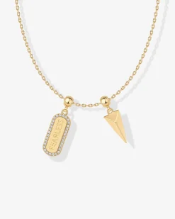 PAVOI Charms|Pendants-Fearless Mood Charm Necklace