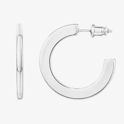 PAVOI Hoops-Flat Gold Hoops