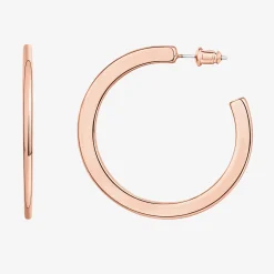 PAVOI Hoops-Flat Gold Hoops