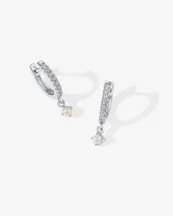 PAVOI Dangle & Threader|Huggies-Freshwater Pearl Huggies