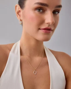 PAVOI Pendants-Geo Dangle Necklace