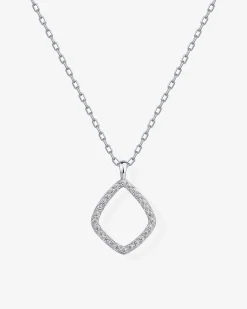 PAVOI Pendants-Geo Dangle Necklace