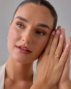 PAVOI Statement|Statement-Geo Diamond Ring