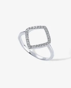 PAVOI Statement|Statement-Geo Diamond Ring