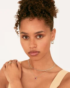 PAVOI Huggies|Hoops-Geometric Rectangle Hoop