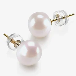 PAVOI Studs-Gold Freshwater Pearl Studs