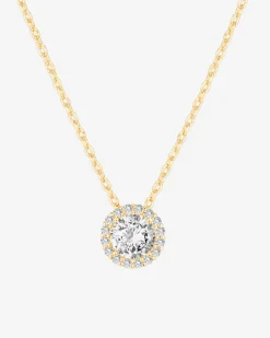 PAVOI Pendants-Halo Necklace