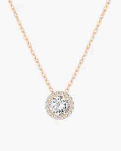 PAVOI Pendants-Halo Necklace