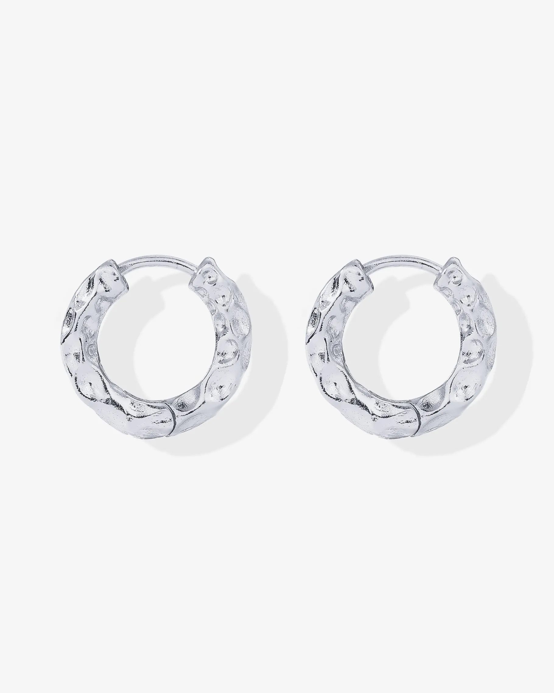 PAVOI Huggies|Hoops-Hammered Huggies