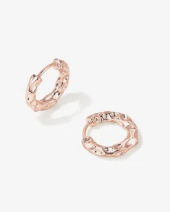 PAVOI Huggies|Hoops-Hammered Huggies
