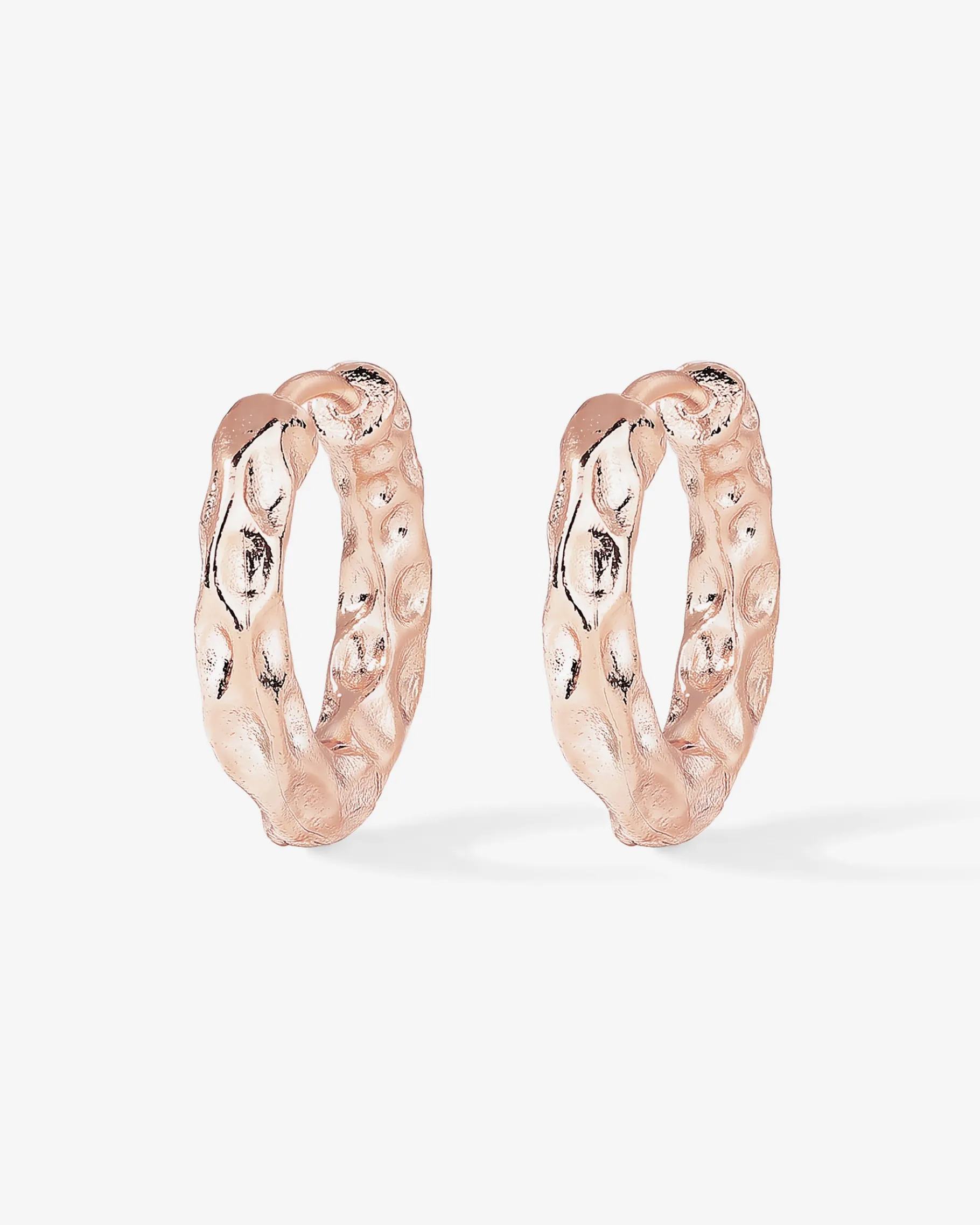 PAVOI Huggies|Hoops-Hammered Huggies