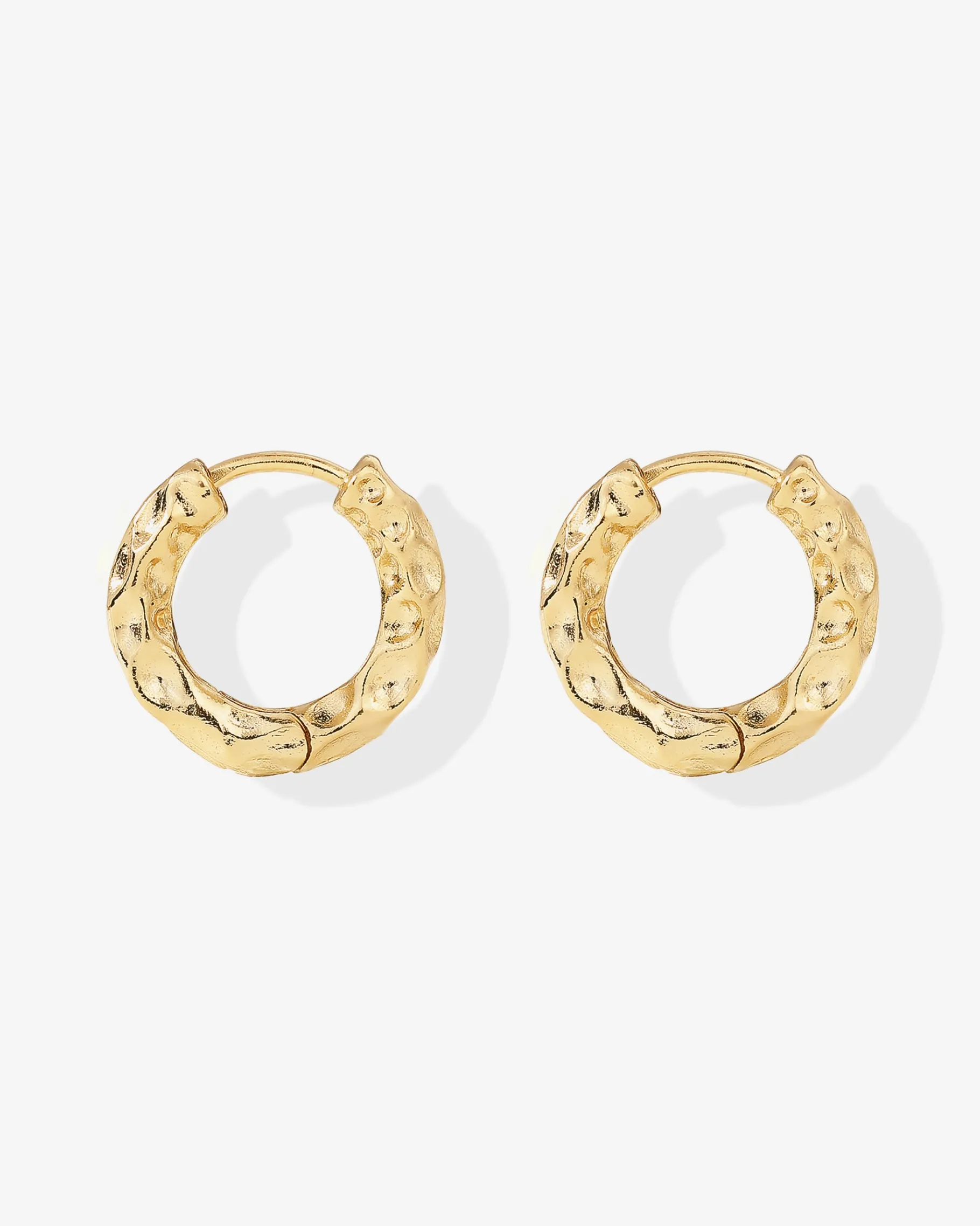 PAVOI Huggies|Hoops-Hammered Huggies