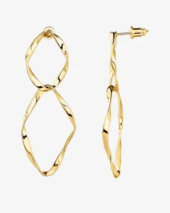 PAVOI Hoops|Dangle & Threader-Hammered Infinity Hoop