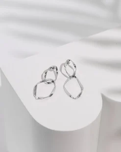 PAVOI Hoops|Dangle & Threader-Hammered Infinity Hoop