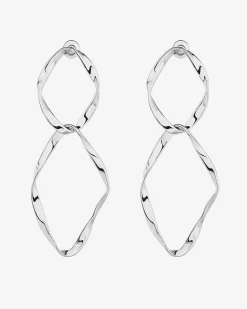 PAVOI Hoops|Dangle & Threader-Hammered Infinity Hoop