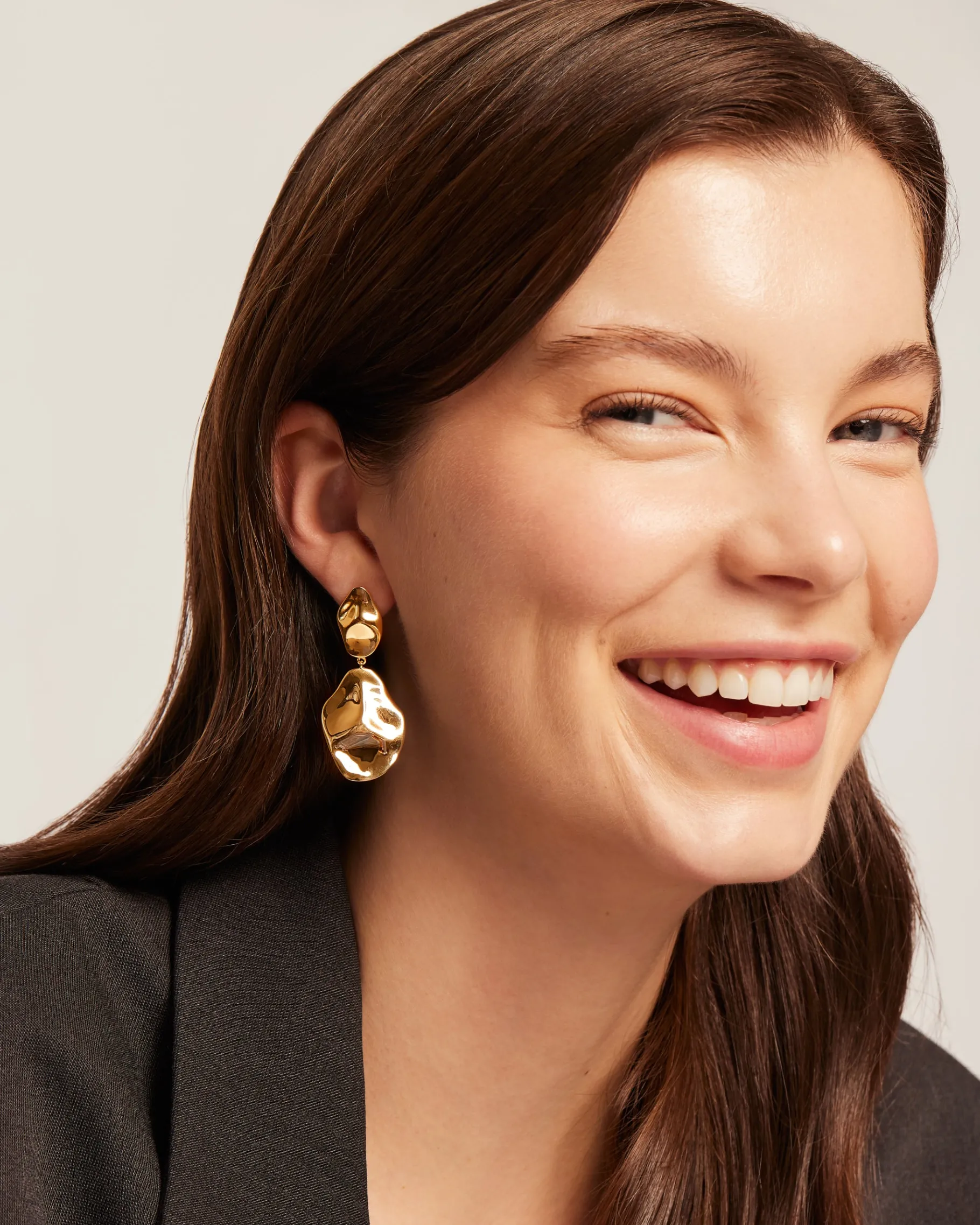 PAVOI Dangle & Threader-Hammered Teardrop Drop Dangle
